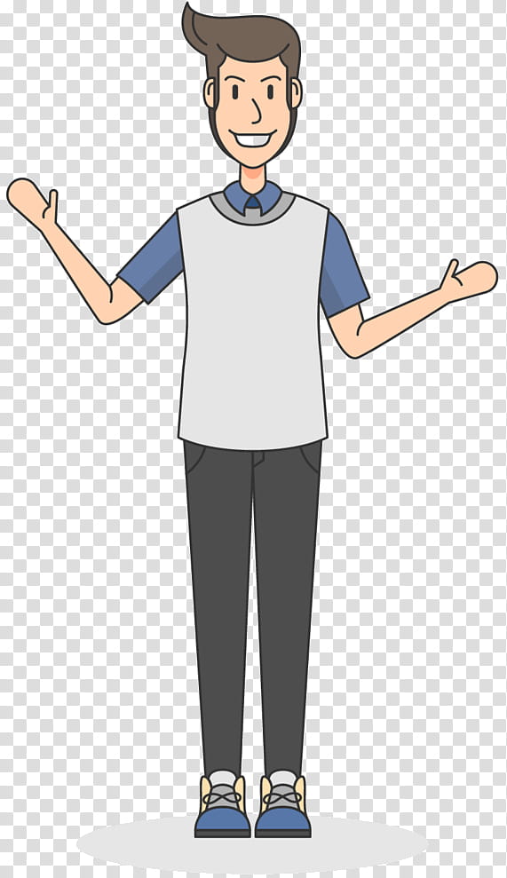 Teacher, Cartoon, Customer, Standing, Finger, Arm, Gesture, Joint transparent background PNG clipart