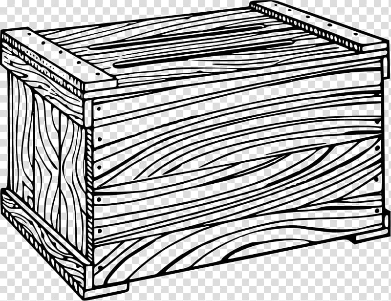 Wooden, Crate, Drawing, Wooden Box, Dog Crate, Cage, Line transparent background PNG clipart
