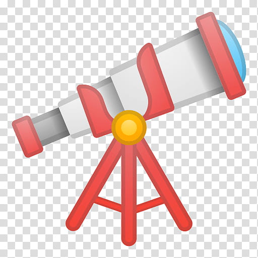 Emoji, Telescope, Plastic, Google, Google Search, Red, Optical Instrument transparent background PNG clipart