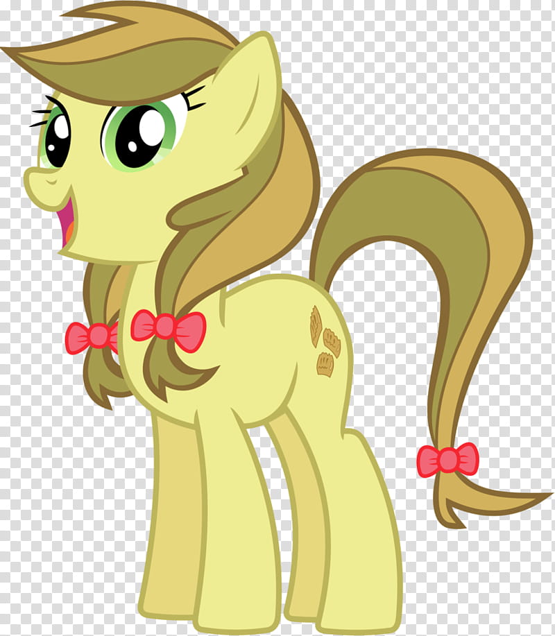 Apple Strudely, yellow My Little Pony character transparent background PNG clipart