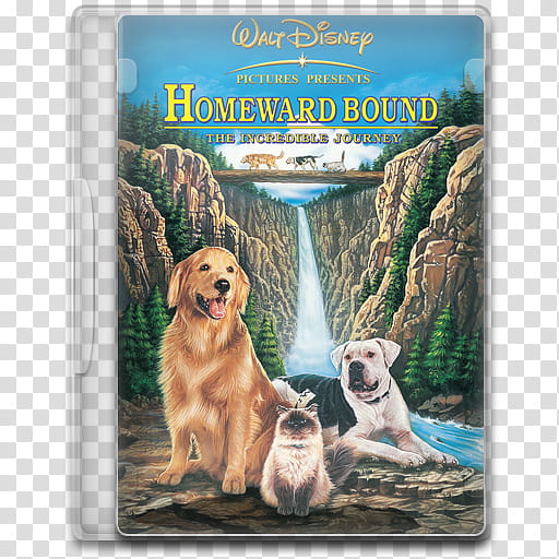 Movie Icon Mega , Homeward Bound, The Incredible Journey, Homeward Bound DVD case transparent background PNG clipart