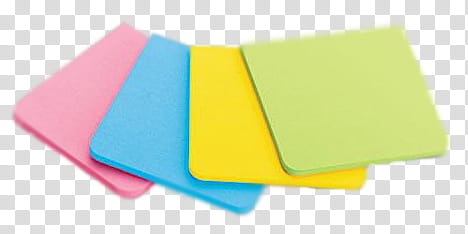 four assorted-color placemats transparent background PNG clipart