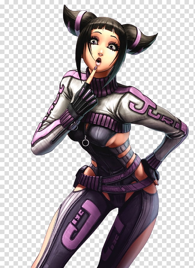 Juri Han Render, female anime character transparent background PNG clipart