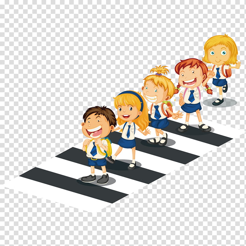 Zebra, Zebra Crossing, Pedestrian Crossing, Traffic, Road, Cartoon, Play, Line transparent background PNG clipart