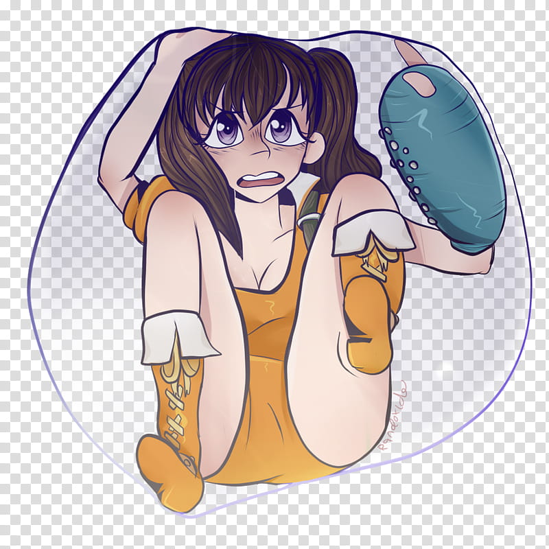 seven deadly sins diane stuck in a bubble (rpable) transparent background PNG clipart