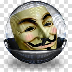 Sphere   , Guy Fawkes mask illustration transparent background PNG clipart