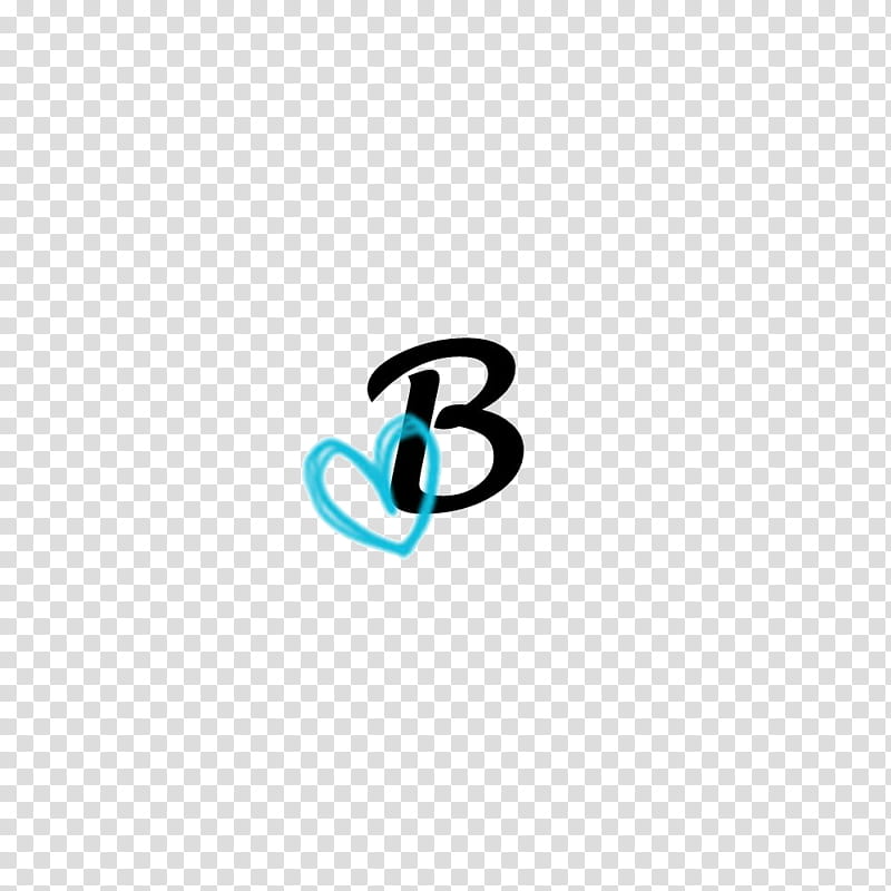 black and teal B logo transparent background PNG clipart