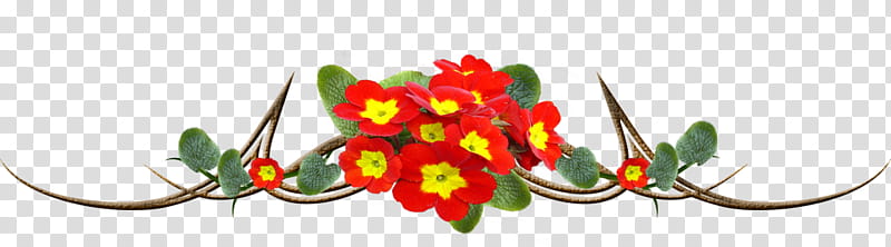 red-and-yellow flowers transparent background PNG clipart