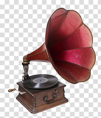 brown and red gramophone transparent background PNG clipart