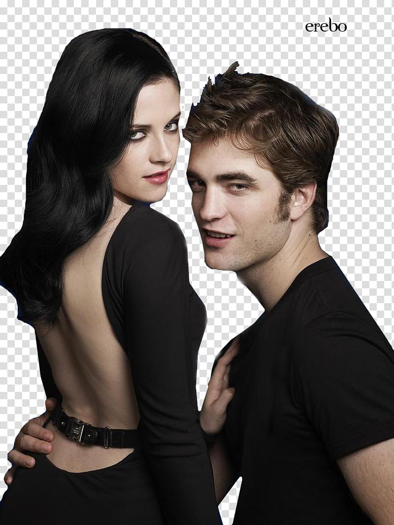 Robert and Kristen, Kristen Stewart and Robert Pattinson transparent background PNG clipart