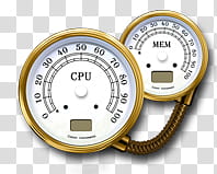 Classic CPU Meter transparent background PNG clipart
