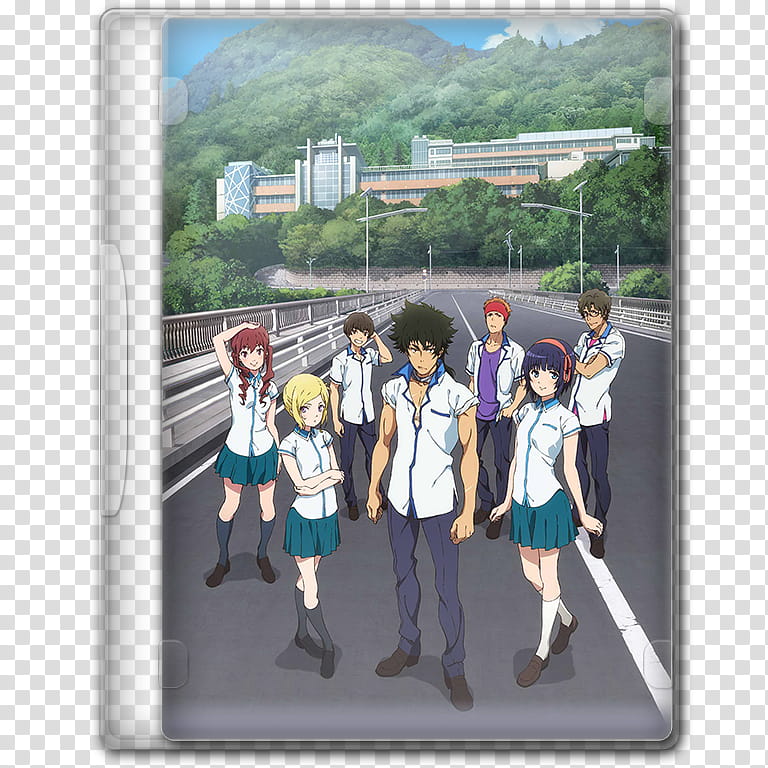 Anime  Spring Season Icon , Kuromukuro, v, anime characters transparent background PNG clipart