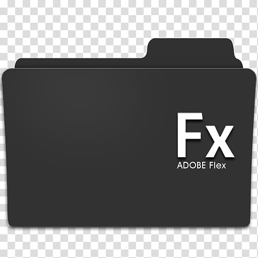 Adobe program ico, FX Adoobe Flex folder transparent background PNG clipart