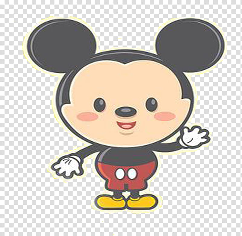 Micky Mouse illustration transparent background PNG clipart