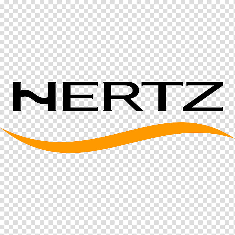Background Orange, Car, Sticker, Logo, Text, Hertz Corporation, Yellow, Line transparent background PNG clipart