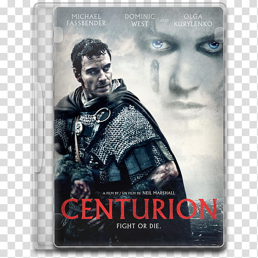 Movie Icon , Centurion, Centurion fight or die DVD case transparent background PNG clipart