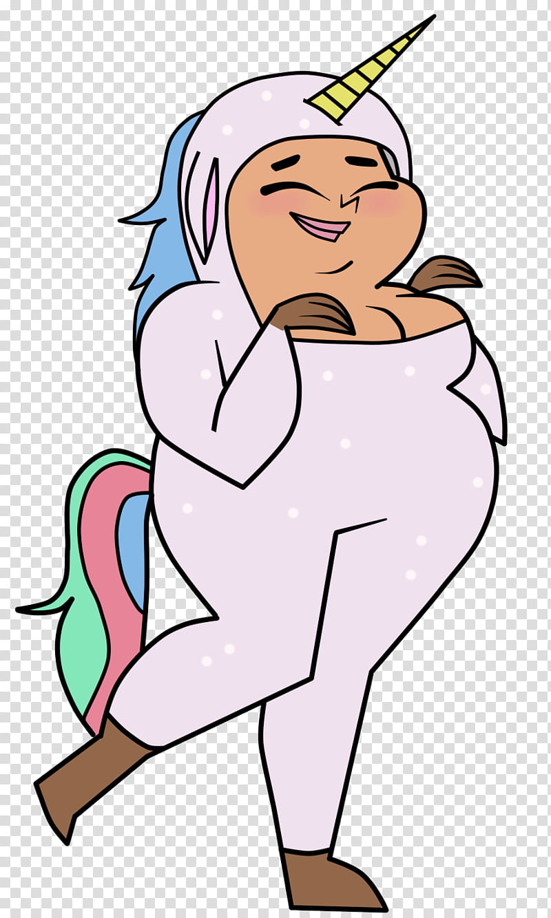 Tammy Halloween, woman wearing white and brown unicorn costume character illustration transparent background PNG clipart