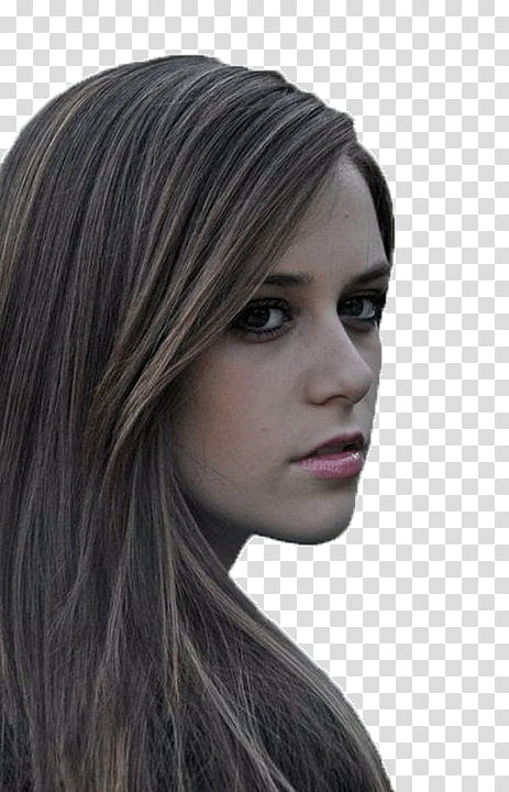 Caitlin Beadles, long-haired woman wearing pink lipstick transparent background PNG clipart