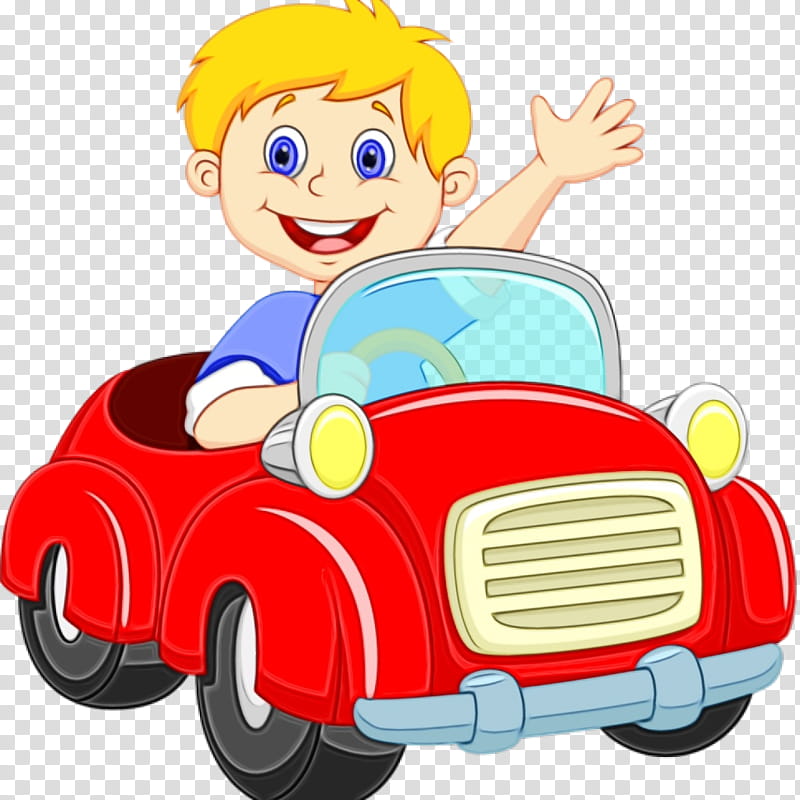 motor vehicle mode of transport cartoon vehicle, Watercolor, Paint, Wet Ink, Riding Toy, Animated Cartoon, Driving transparent background PNG clipart