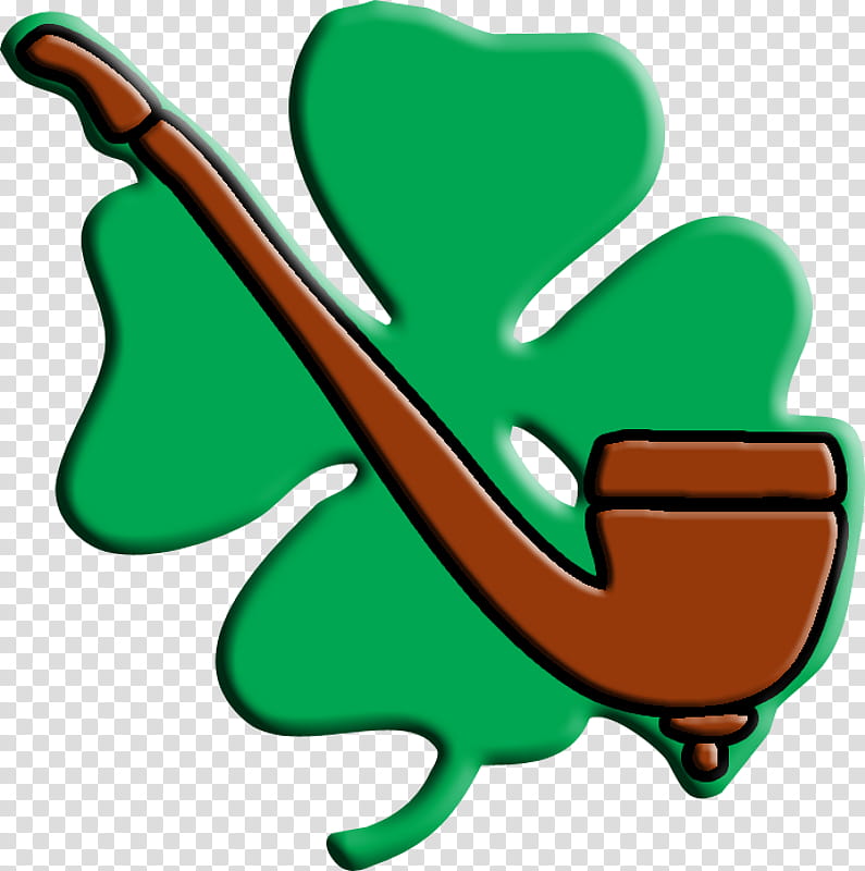 Shamrock And Pipe transparent background PNG clipart