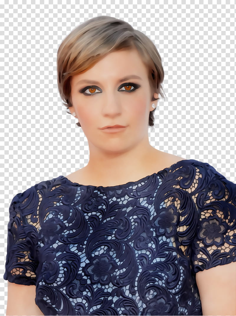 Hair, Watercolor, Paint, Wet Ink, Lena Dunham, Girls, Actor, Celebrity transparent background PNG clipart