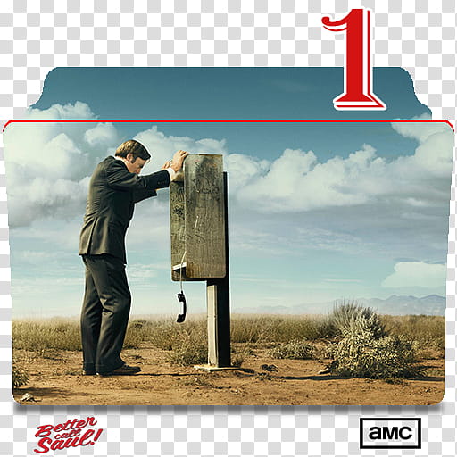 Better Call Saul series and season folder icons, Better Call Saul S ( transparent background PNG clipart