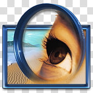 brushed macosx theme, human eye beside sand illustration transparent background PNG clipart