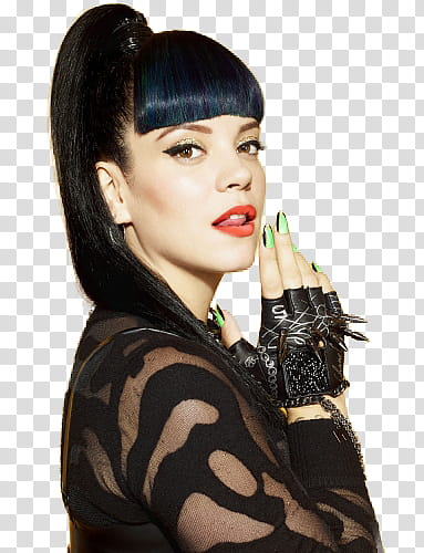 Lily Allen  ,  transparent background PNG clipart