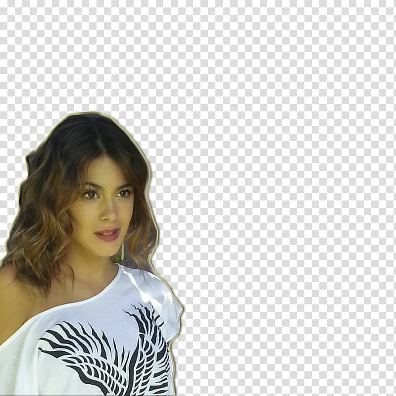 Martina Stoessel y Lodovica Comello, woman wearing white dress illustration transparent background PNG clipart