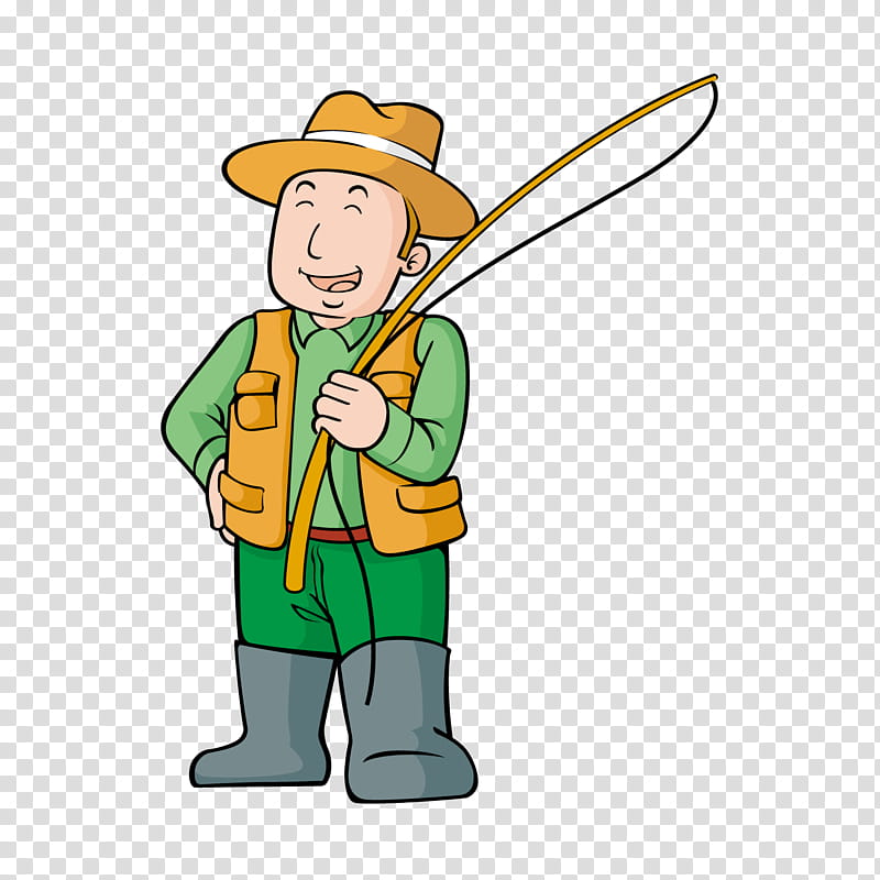 Hat, Fisherman, Cartoon, Angling, Fishing, Animation, Comics, Drawing transparent background PNG clipart