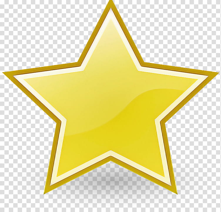 yellow star symbol astronomical object logo transparent background PNG clipart