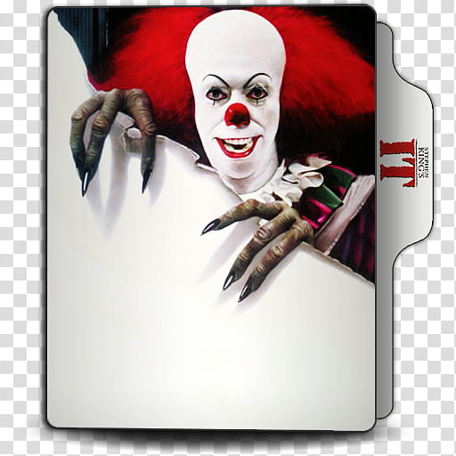 Stephen King IT Folder Icon, Stephen King's IT_ transparent background PNG clipart