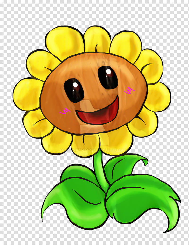 Flowers, Smiley, Food, Yellow, Cut Flowers, Sunflower, Petal, Cartoon transparent background PNG clipart