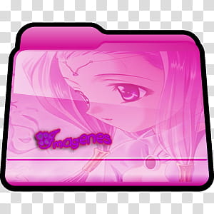 Iconos Y s, nes_LAdy Pink, Magenes folder icon transparent background PNG clipart