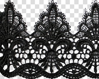 Transparent Lace Decoration PNG Image​