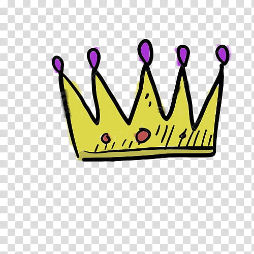 , yellow and purple crown illustration transparent background PNG clipart