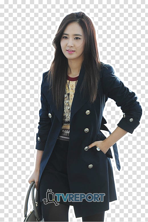 Yuri in Airport for Burberry Events  transparent background PNG clipart