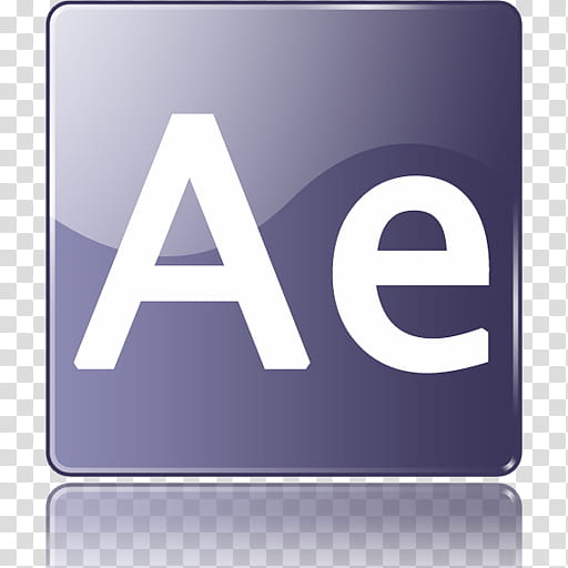 Glossy Adobe After Effects CS, Adobe_After_Effects_CS_reflex icon transparent background PNG clipart