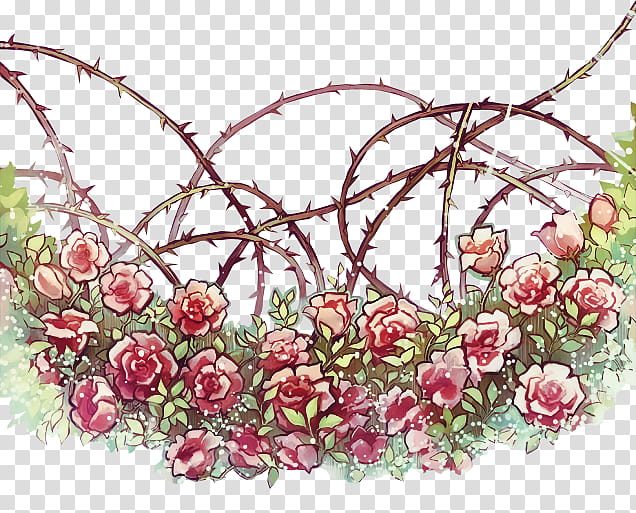 Rosy dream, red roses transparent background PNG clipart