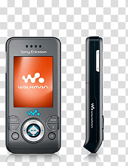 black Sony Ericsson phone transparent background PNG clipart