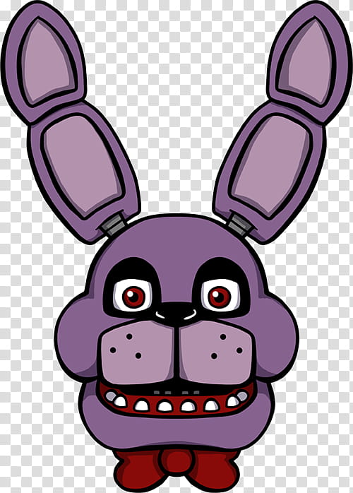 Five Nights at Freddy&#;s Bonnie shirt design, purple dog graphic transparent background PNG clipart