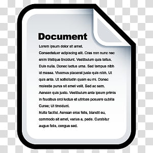Sleek XP Basic Icons, Document, Document text icon transparent background PNG clipart