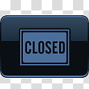 Verglas Icon Set  Blackout, Closed, Closed sign illustration transparent background PNG clipart
