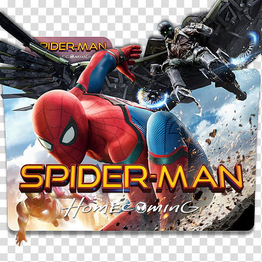 Spider Man Homecoming  Folder Icon v, SpiderManHomecoming_v transparent background PNG clipart