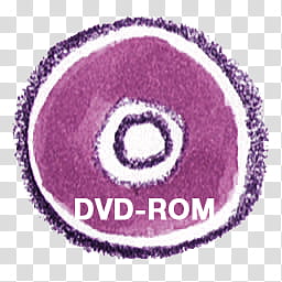 Natsu Icon Set, Natsu-DVDROM, maroon DVD disc transparent background PNG clipart