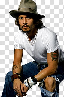 Johnny depp, JD () transparent background PNG clipart