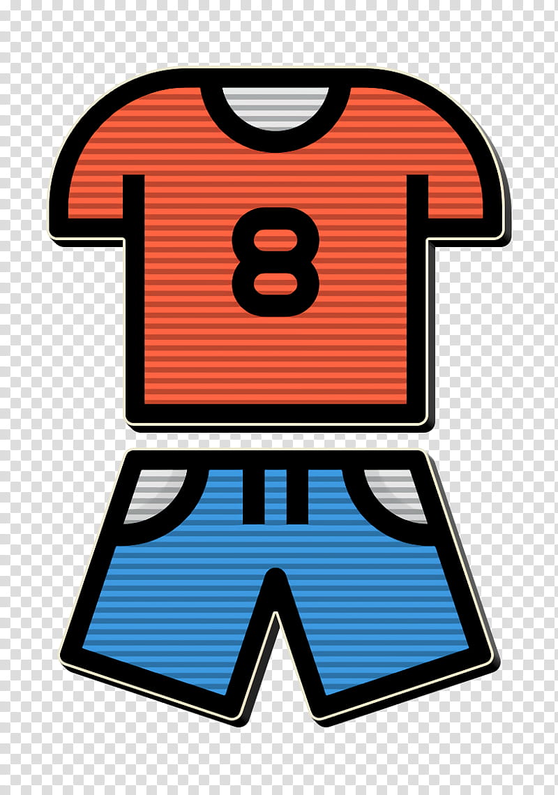 Clothes icon Sport icon Wear icon, Jersey, Sports Uniform, Football Fan Accessory, Sports Fan Accessory, Tshirt, Sportswear, Sleeve transparent background PNG clipart