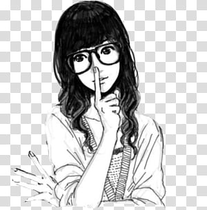 Drawing Girl Art Sketch, girl transparent background PNG clipart