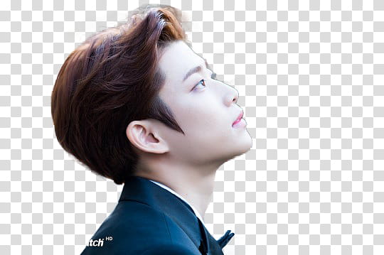 NAVER x DISPATCH ASTRO SHOOT, man looking up transparent background PNG clipart