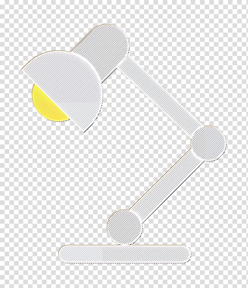Lamp icon Desk lamp icon Office elements icon, Light Fixture transparent background PNG clipart
